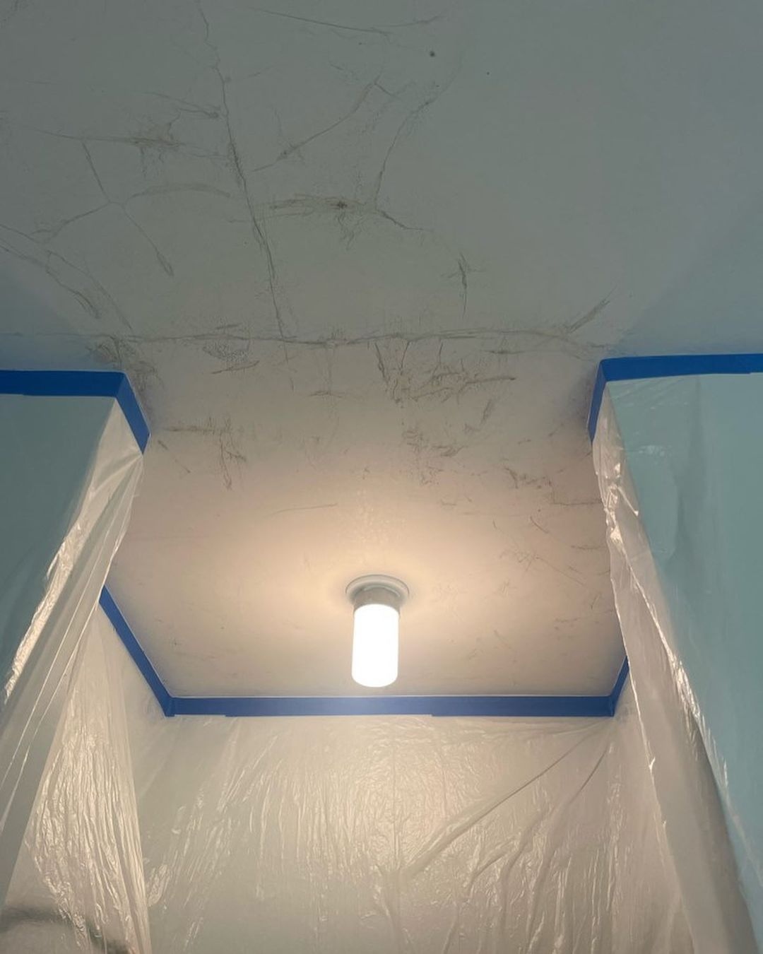 repair bathroom ceiling paint peeling
