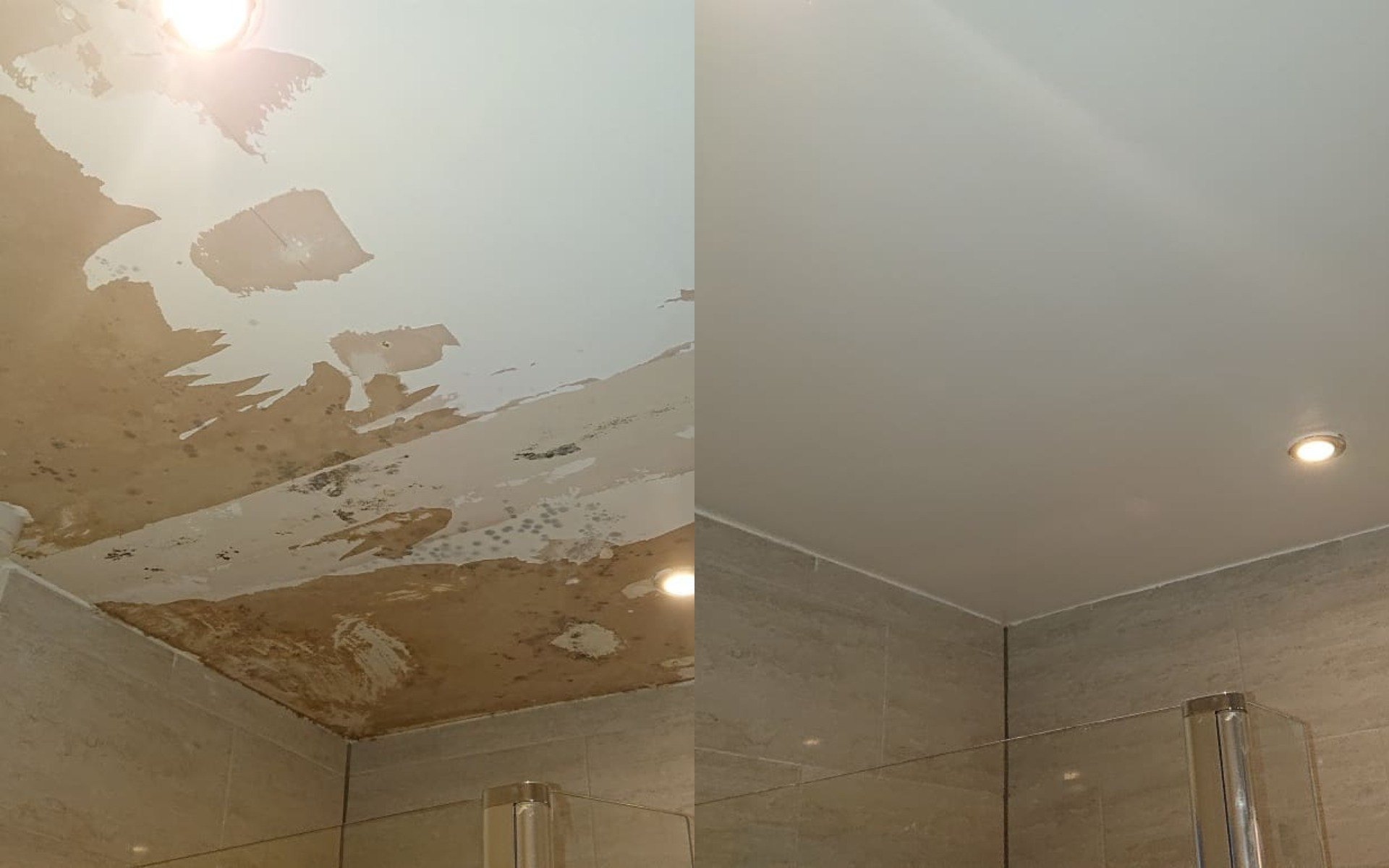 Paint peeling in bathroom